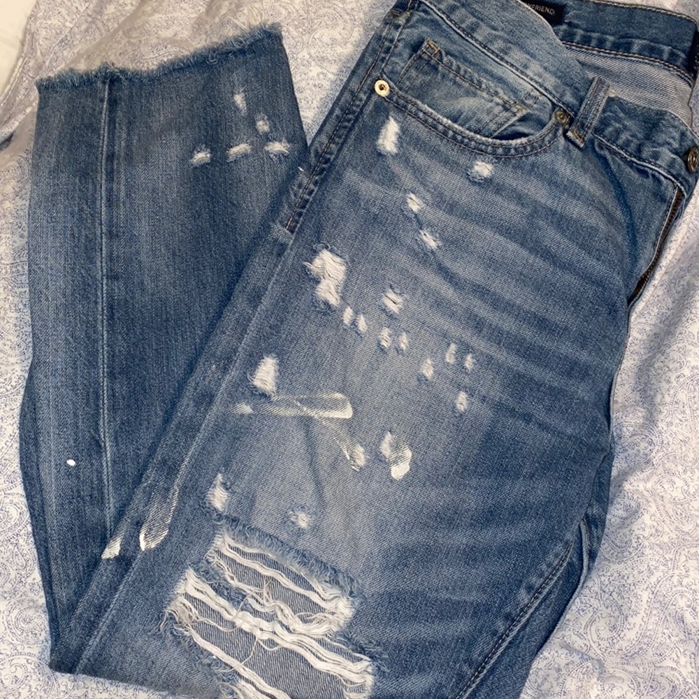 Lucky Brand Sienna Slim Boyfriend jean, cropped, size 8/29.